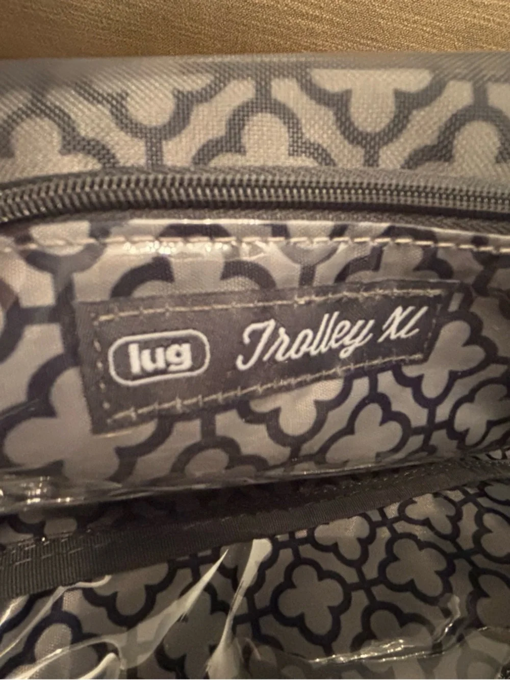 Lug Trolley XL Butterfly Grey New *read*